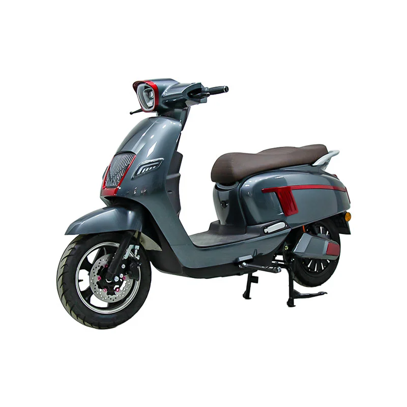 2 Person Electric Moped 72V Motorcykel 10 tum 800W